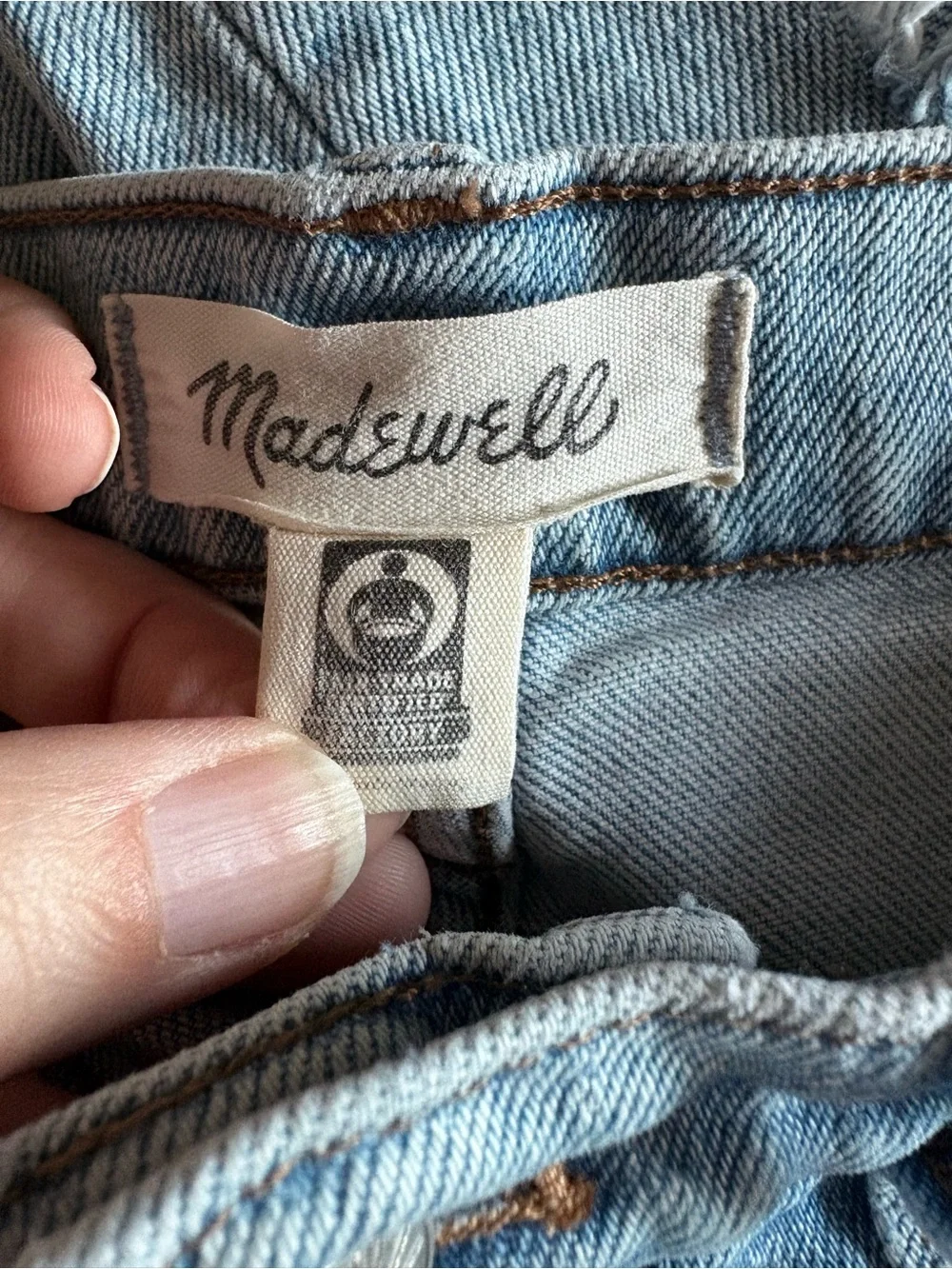 Madewell Perfect Vintage Jean Worn Out Edition Coffey Wash 26T
